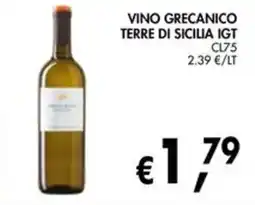 èccoMI Vino Grecanico Terre di Sicilia IGT offerta