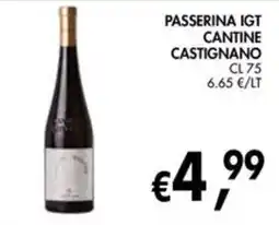 èccoMI Passerina IGT Cantine Castignano offerta