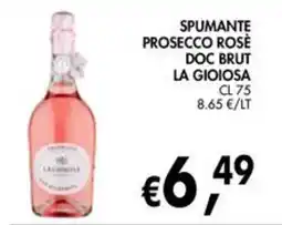 èccoMI Spumante Prosecco Rosé DOC Brut La Gioiosa offerta