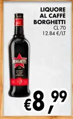 èccoMI Liquore al caffè Borghetti offerta