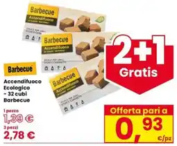 Eurospar Accendifuoco Ecologico Barbecue offerta