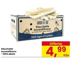 Eurospar Garden & Fire Stecchette accendifuoco offerta