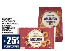 Il Gigante Biscotti con gocce di cioccolato e avena o pancake Misura proteine offerta