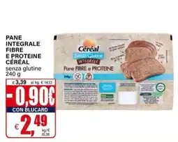 Il Gigante Pane integrale fibre e proteine Céréal senza glutine offerta