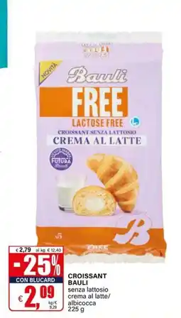 Il Gigante Croissant Bauli senza lattosio crema al latte offerta