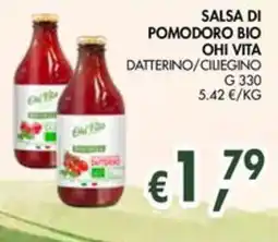 èccoMI Salsa di pomodoro bio Ohì Vita offerta