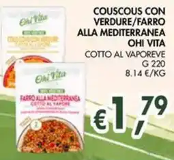 èccoMI Couscous con verdure/farro alla mediterranea Oh! Vita offerta