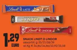 Pam Snack Lindt o Lindor offerta