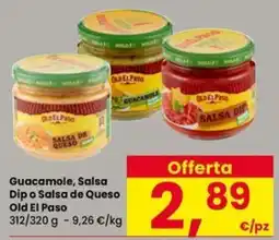 Eurospar Guacamole, Salsa Dip o Salsa de Queso Old El Paso offerta
