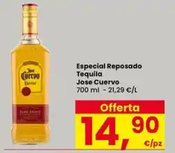 Eurospar Tequila Jose Cuervo Especial Reposado offerta