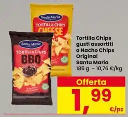 Eurospar Tortilla Chips Santa Maria offerta