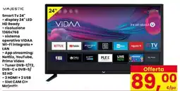 Eurospar Smart Tv 24" Majestic offerta