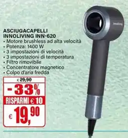 Il Gigante Asciugacapelli Innoliving offerta