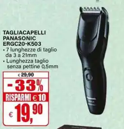 Il Gigante Tagliacapelli Panasonic offerta