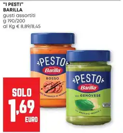Pam Pesto Barilla offerta