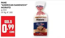 Pam Pane American Sandwich Morato offerta