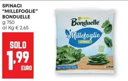 Pam Spinaci Millefoglie Bonduelle offerta