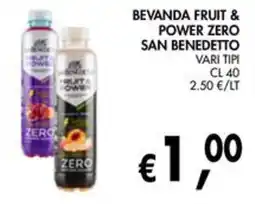 èccoMI Beveranda fruit & power zero San Benedetto offerta