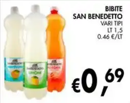 èccoMI Bibite San Benedetto offerta