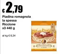 Sì con te Market Piadina romagnola la spessa Riccione offerta