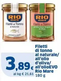 Sigma Filetti di tonno Rio Mare offerta