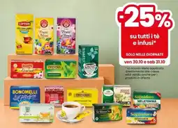 Eurospar tè e infusi offerta