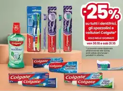 Eurospar Dentifrici, spazzolini e collutori Colgate offerta