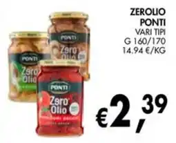 èccoMI Zero Olio Ponti offerta