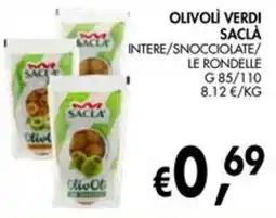 èccoMI Olivi verdi Saclà offerta