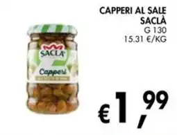 èccoMI Capperi al sale Sacla offerta