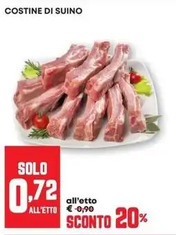Pam Costine di suino offerta
