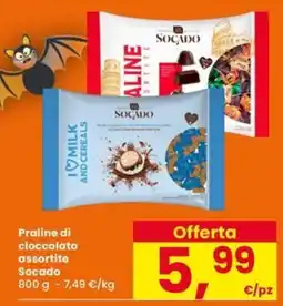 Eurospar Praline di cioccolato assortite Socado offerta