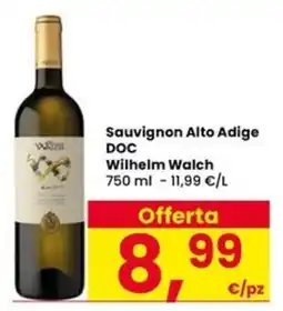 Eurospar Sauvignon Alto Adige DOC Wilhelm Walch offerta