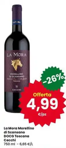 Eurospar La Mora Morellino di Scansano DOCG Toscana Cecchi offerta