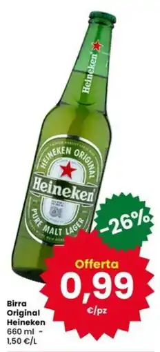 Eurospar Birra Original Heineken offerta