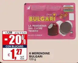 Il Gigante 6 merendine Bulgari offerta