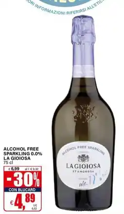 Il Gigante Alcohol free sparkling La gioiosa offerta