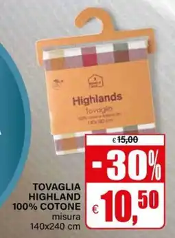 Il Gigante Tovaglia Highlands offerta