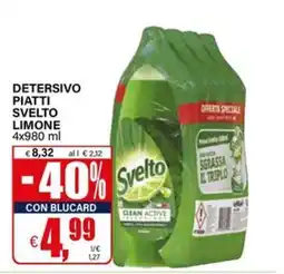 Il Gigante Detersivo piatti Svelto limone offerta