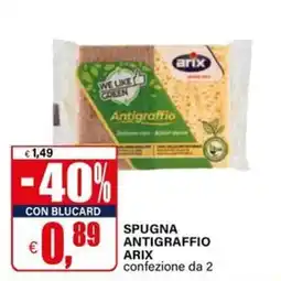 Il Gigante Spugna antigraffio Arix offerta