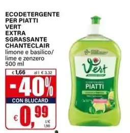 Il Gigante Ecodetergente per piatti Vert offerta