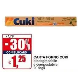 Il Gigante Carta forno Cuki offerta