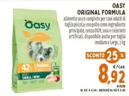 Pet Store Conad Oasy Original Formula offerta