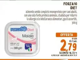 Pet Store Conad Forza10 Diet Maiale offerta