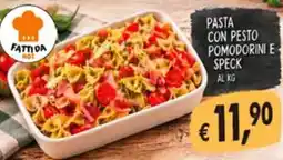 èccoMI Pasta con pesto pomodorini e speck offerta