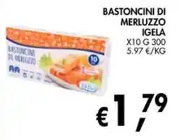 èccoMI Bastoncini di merluzzo Igela offerta