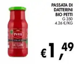 èccoMI Passata di datterini bio Petti offerta