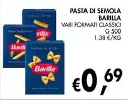 èccoMI Pasta di semola Barilla offerta