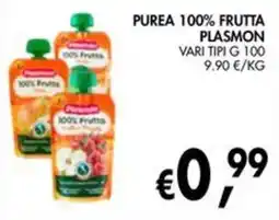 èccoMI Purea 100% frutta Plasmon offerta