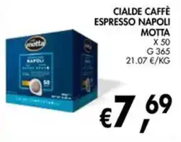 èccoMI Cialde caffè espresso napoli Motta offerta